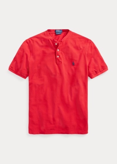 Men's Polo Ralph Lauren Featherweight Mesh Henley | 697105DJC